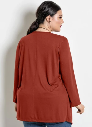 Marguerite - Cardigan Caramelo em Poliviscose - MARGUERITE