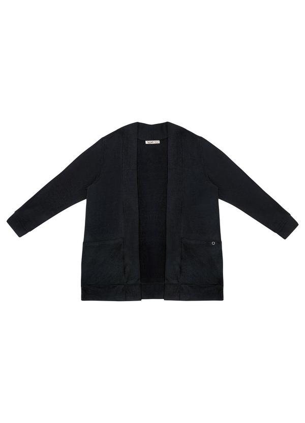 Secret Glam - Cardigan Feminino Plus Size Preto 4
