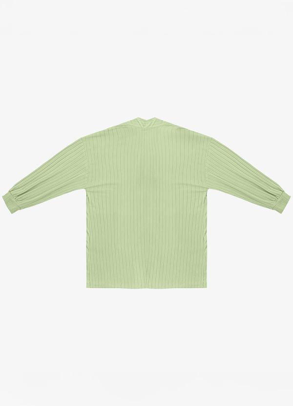 Infinita Cor - Cardigan Feminino Pluz Size Verde 2