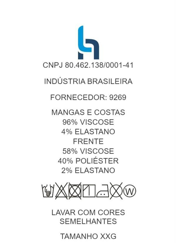 Queima Estoque - Cardigan Plus Size Preto/Onça com Pontas 6