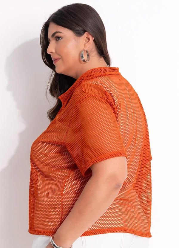 Marguerite - Camisa Ferrugem em Malha 2