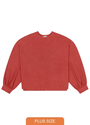 Secret Glam - Blusão Feminino Plus Size Marrom - SECRET GLAM