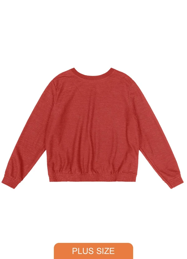 Secret Glam - Blusão Feminino Plus Size Marrom