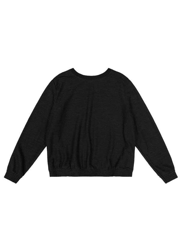 Secret Glam - Blusão Feminino Plus Size Preto 4