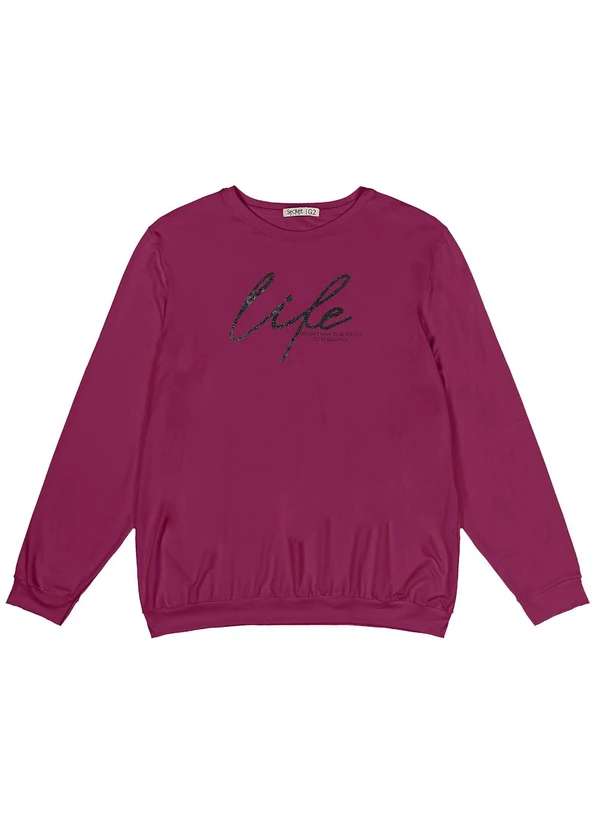 Secret Glam - Blusão Feminino Plus Size Vermelho 4