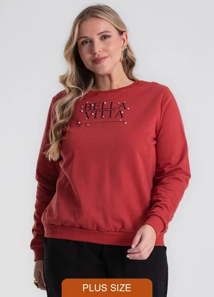 Secret Glam - Blusão Plus Size Laranja - SECRET GLAM