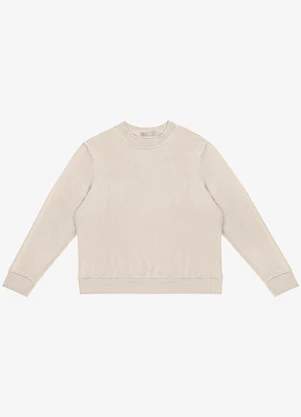 Secret Glam - Blusão Plus Size Manga Longa Bege - SECRET GLAM