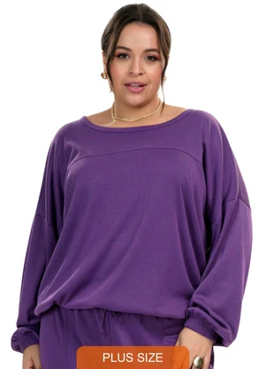 Secret Glam - Blusao Ribana Duo Roxo - SECRET GLAM