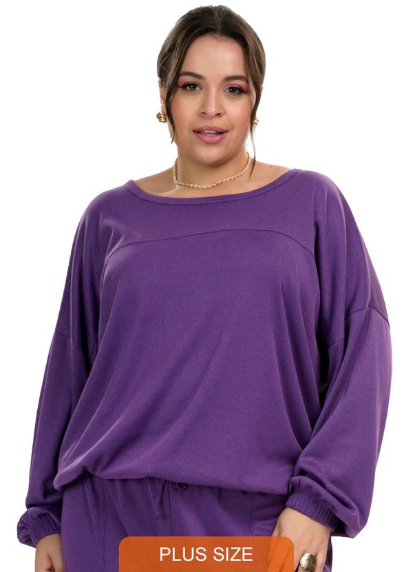 Secret Glam - Blusao Ribana Duo Roxo