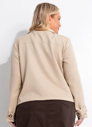 Marguerite - Casaco Bege Trench Coat Curto - MARGUERITE