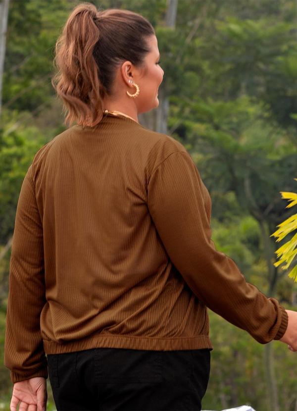 Marguerite - Casaco Caramelo em Canelado 2