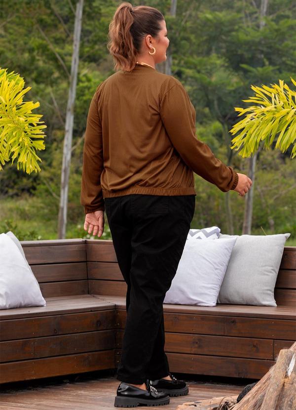 Marguerite - Casaco Caramelo em Canelado 4