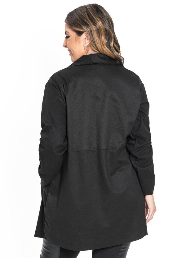 Secret Glam - Casaco Feminino Twill Preto 3