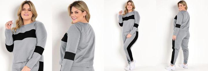 Casaco Mescla Claro em Moletinho