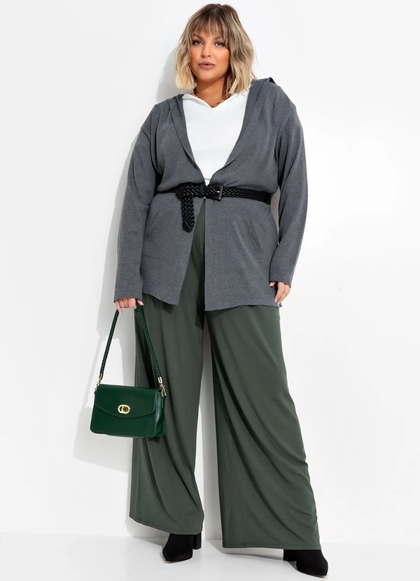 Marguerite - Casaco Mescla Escuro em Tricô 5