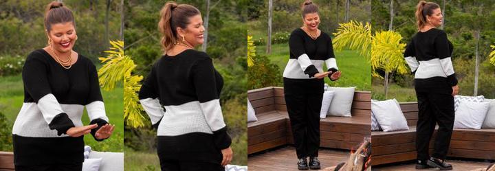 Casaco Preto em Tric