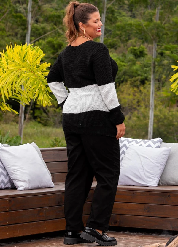 Marguerite - Casaco Preto em Tricô 3