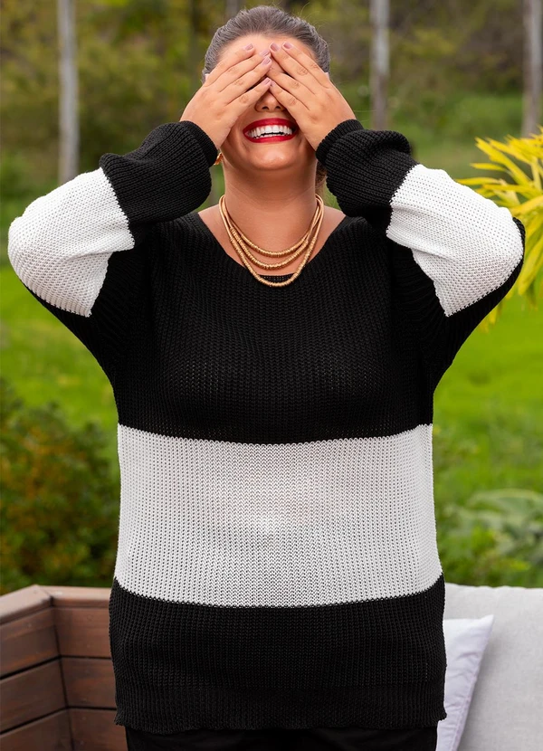 Marguerite - Casaco Preto em Tricô 2