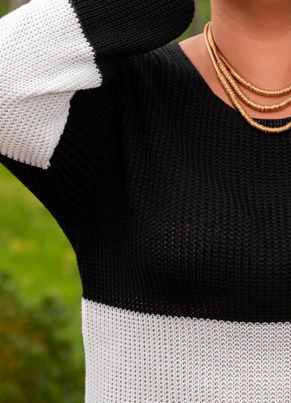 Marguerite - Casaco Preto em Tricô 1