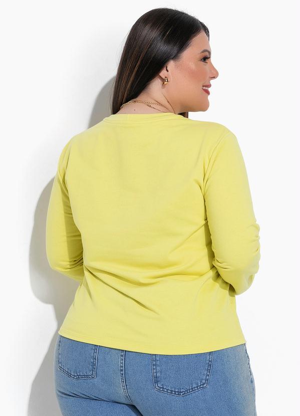 Marguerite - Casaco Verde Lima em Moletom 3