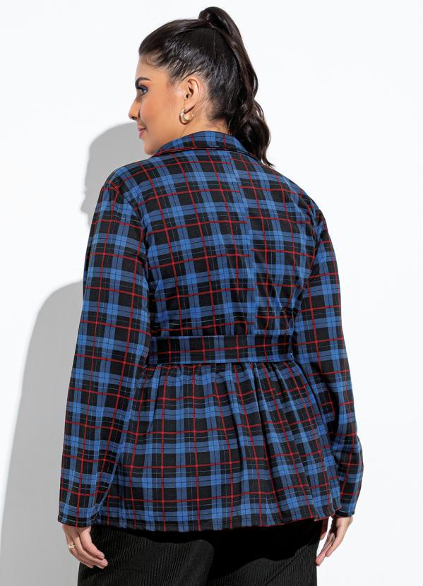 Marguerite - Casaco Xadrez em Malha 2