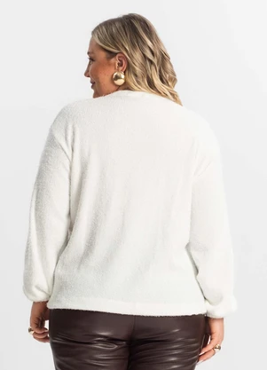 Secret Glam - Blusão Feminino Plus Size Bege - SECRET GLAM