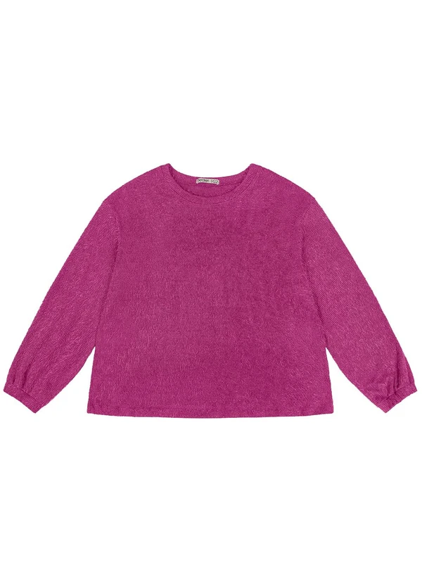 Secret Glam - Blusão Feminino Plus Size Roxo 4