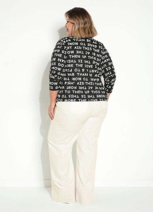 Marguerite - Casaquinho Letreiro Aberto na Frente Plus Size 4