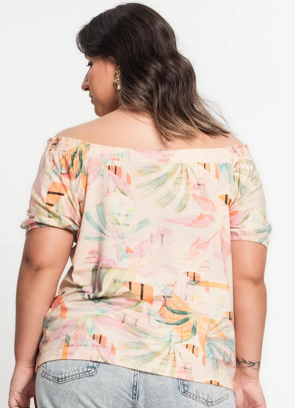 Secret Glam - Blusa Ciganinha Plus Bege 2