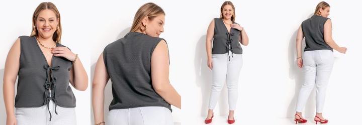 Casaco Cinza em Matelass