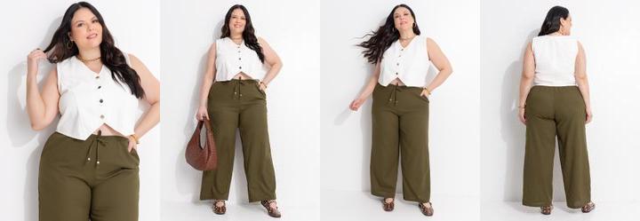 Colete Bege em Sarja