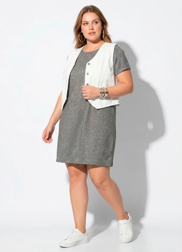 Marguerite - Colete Bege em Sarja 7