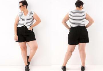 Colete Listrado em Tric