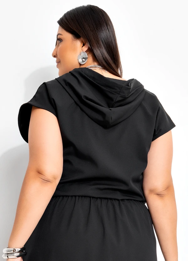 Marguerite - Colete Preto em Microtel 9