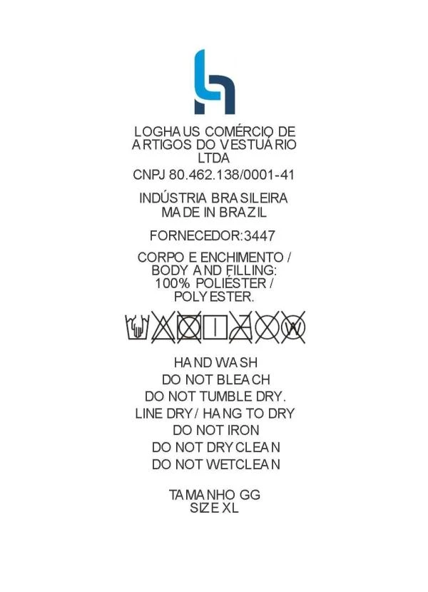 Marguerite - Colete Puffer Preto com Zíper Plus Size 8