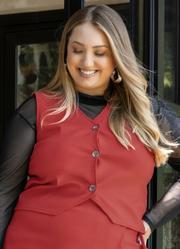 Colete Vermelho em Bengaline