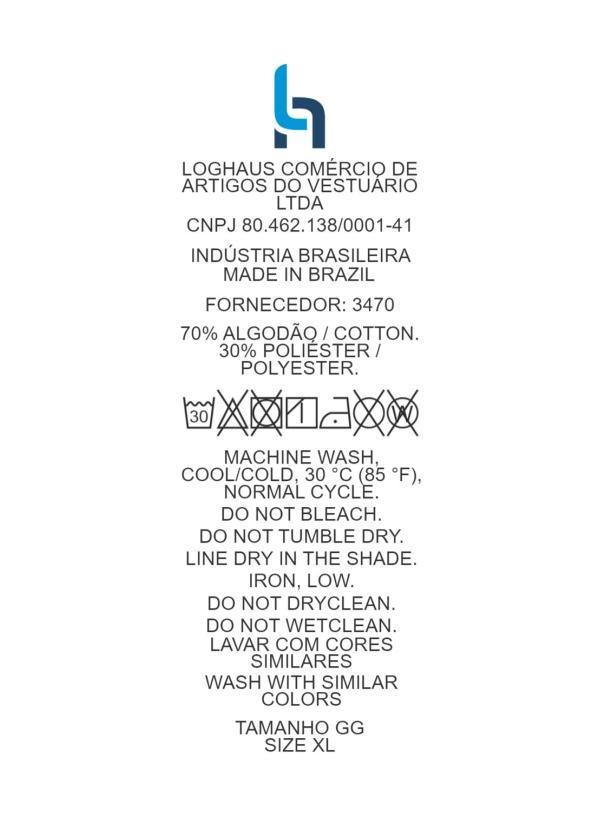 Marguerite - Kimono Azul em Moletinho Rajado 6