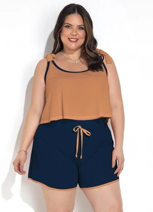 Marguerite - Conjunto Azul Marinho em Malha - MARGUERITE