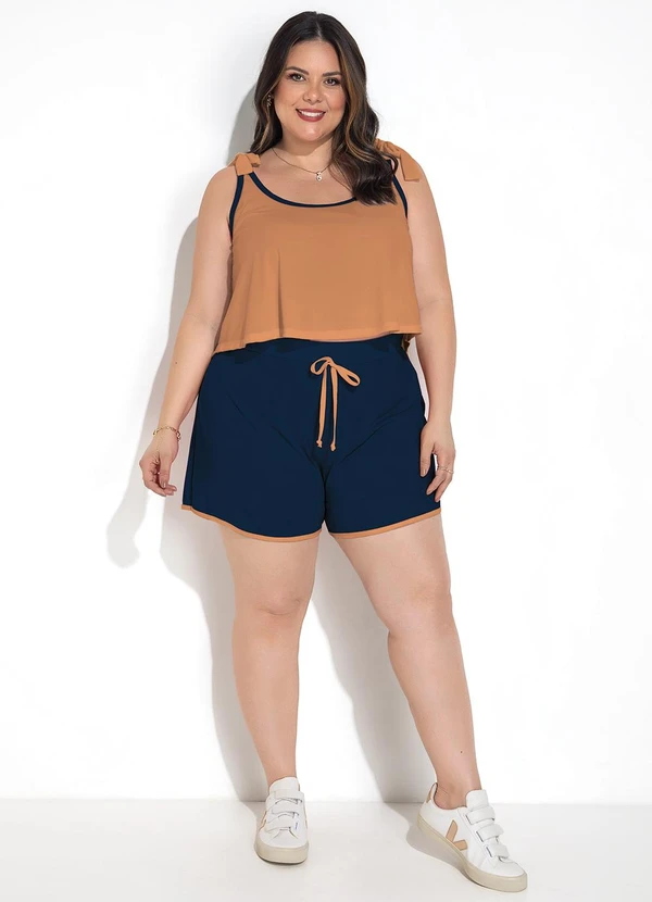 Marguerite - Conjunto Azul Marinho em Malha 3