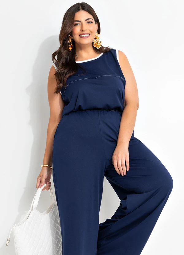 Marguerite - Conjunto Azul Marinho em Malha 3