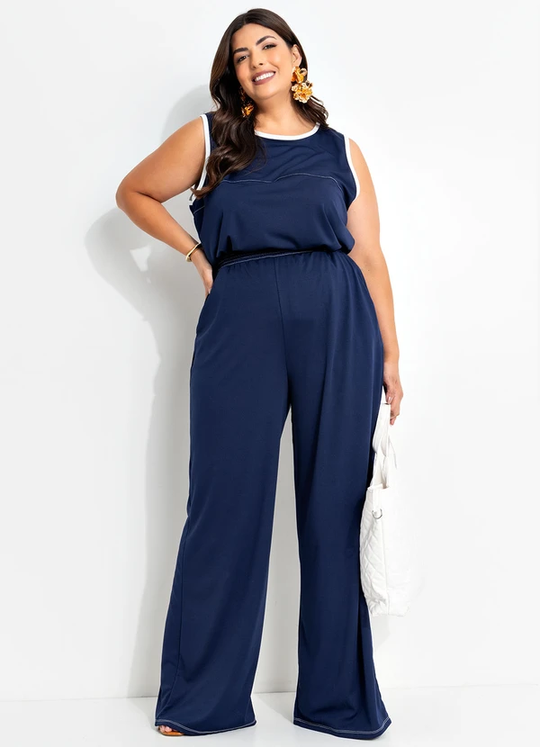 Marguerite - Conjunto Azul Marinho em Malha 4