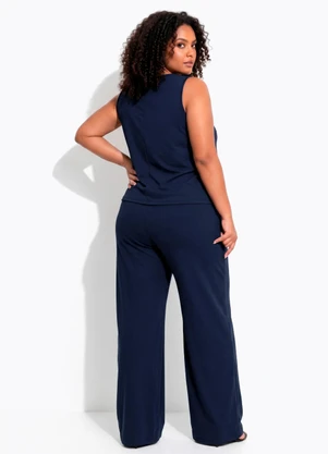 Marguerite - Conjunto Azul Marinho em Malha - MARGUERITE
