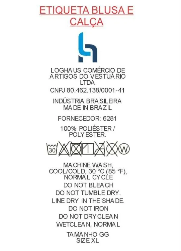 Marguerite - Conjunto Blusa e Calça Tricolor Plus Size 6