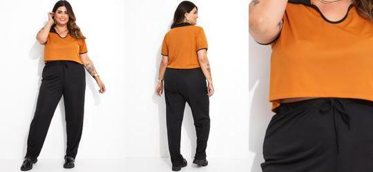 Conjunto Caramelo em Malha