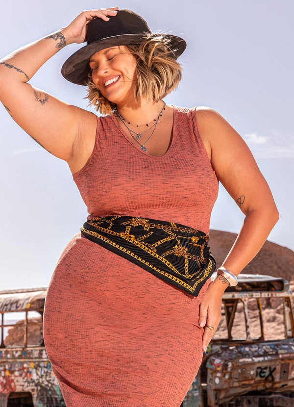 Marguerite - Conjunto Coral em Canelado 11