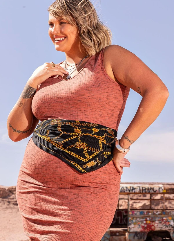 Marguerite - Conjunto Coral em Canelado 9