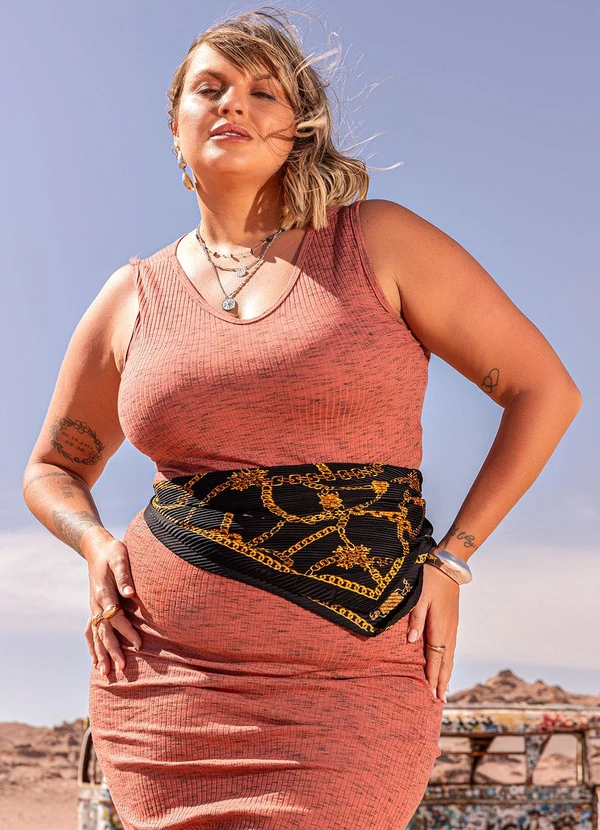 Marguerite - Conjunto Coral em Canelado 10