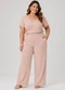 Rovitex - Conjunto Feminino Plus Size Bege - variação: Bege