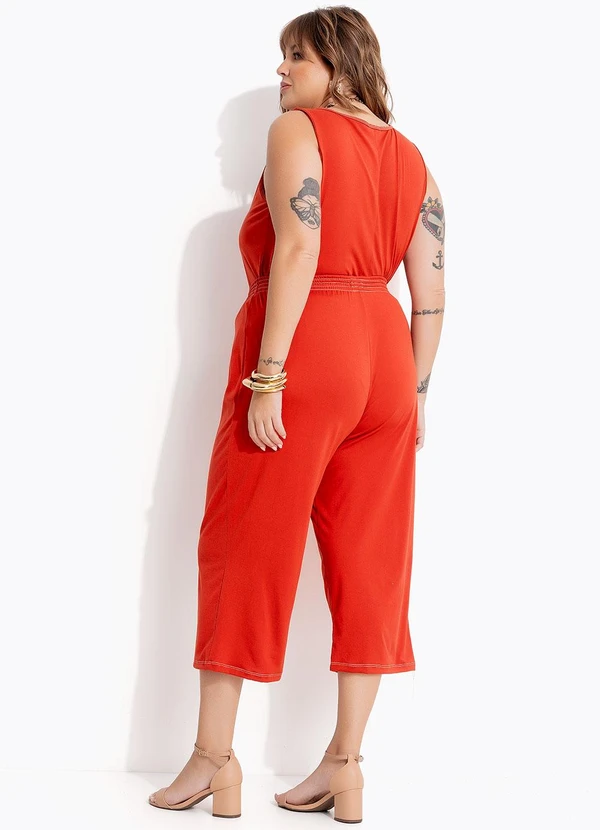 Marguerite - Conjunto Ferrugem em Malha Suede 2