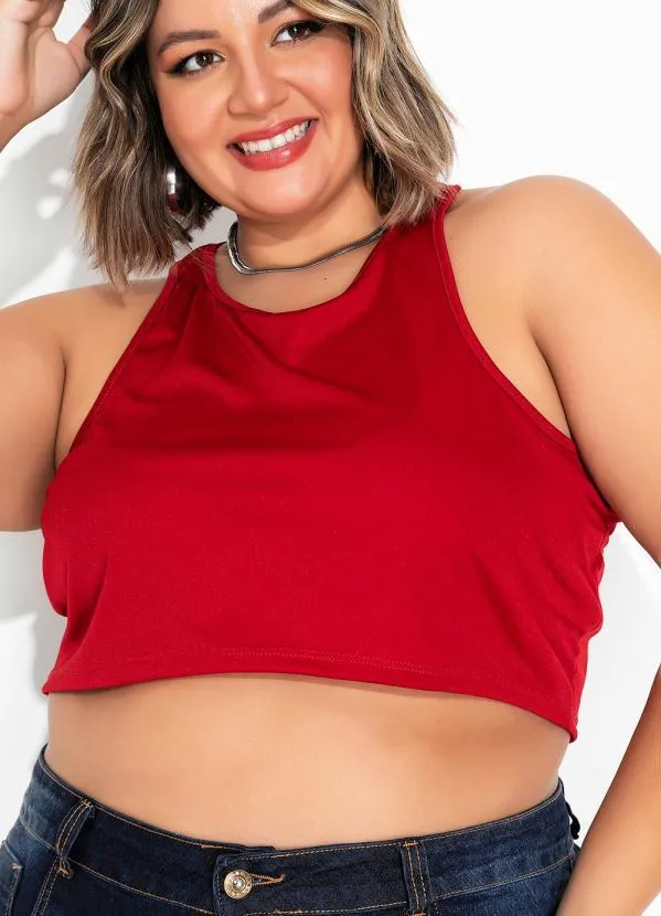 Marguerite - Conjunto Geométrico Cardigan e Cropped Plus Size 2